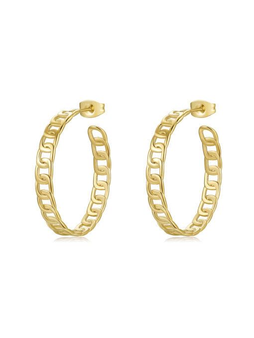 REVIVAL Gold ICRUSH Earrings Gold/Silver/Rose Gold