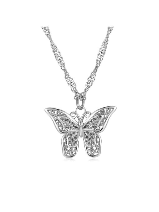 Butterfly Kette Silber ICRUSH Gold/Silver/Rosegold