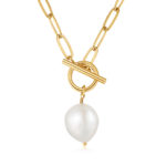 Pearl Pendant Kette Gold