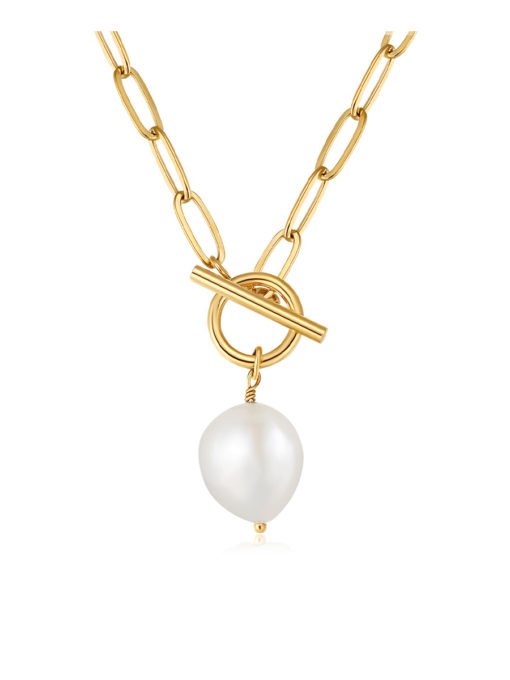 Pearl Pendant Kette Gold ICRUSH Gold/Silver/Rosegold
