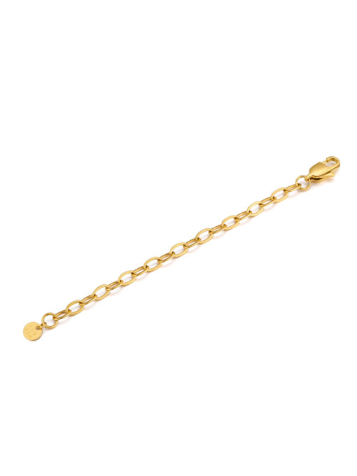 Wide Chain Extender Gold ICRUSH Gold/Silver/Rosegold