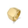 SQUARE MIRROR Ring Gold ICRUSH Gold/Silver