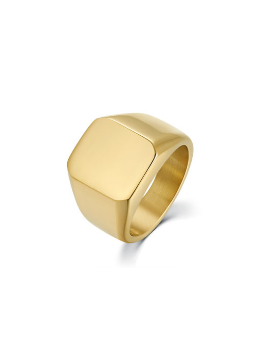SQUARE MIRROR Ring Gold ICRUSH Gold/Silver