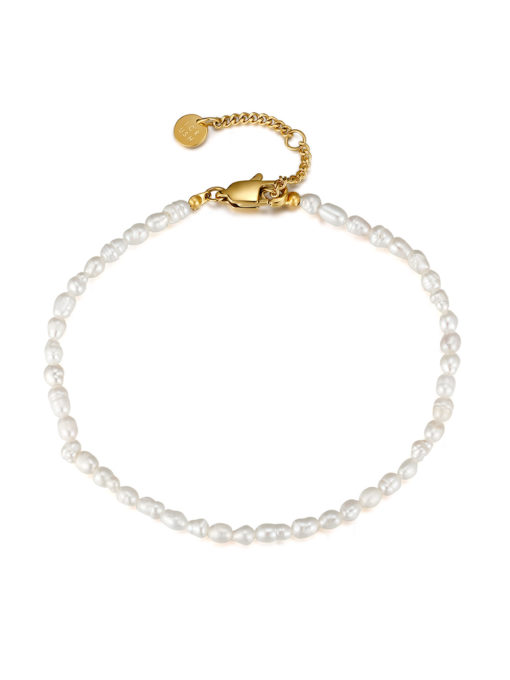 Classic Pearls FOOT CHAIN Gold ICRUSH Gold/Silver/Rose Gold