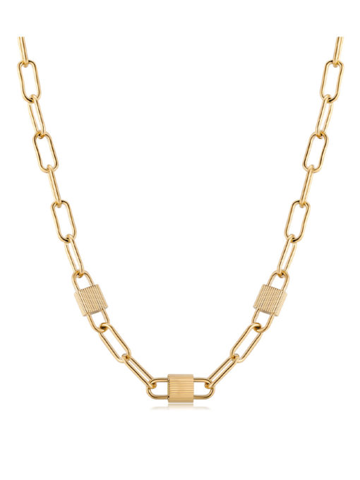 Padlock Chain Gold ICRUSH Gold/Silver/Rose Gold
