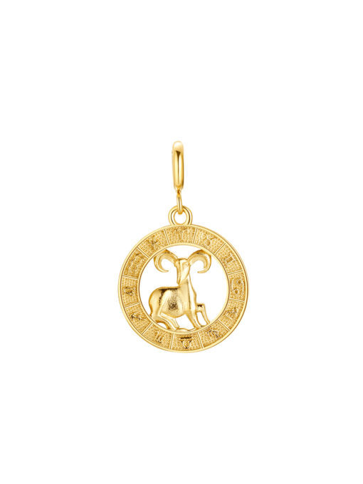 Zodiac Charm Gold-Widder ICRUSH Gold/Silver/Rosegold