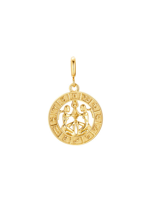 Zodiac Charm Gold- Zwillinge ICRUSH Gold/Silver/Rosegold