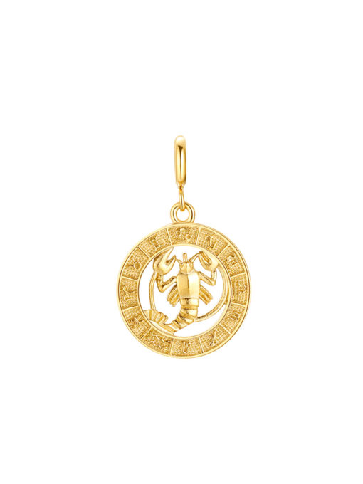Zodiac Charm Gold-Krebs ICRUSH Gold/Silver/Rosegold