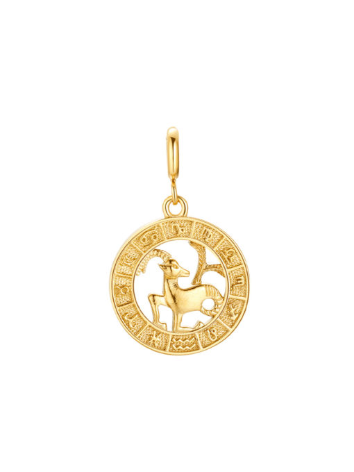 Zodiac Charm Gold-Steinbock ICRUSH Gold/Silver/Rosegold
