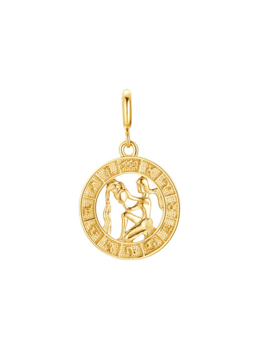 Zodiac Charm Gold-Wassermann ICRUSH Gold/Silver/Rosegold