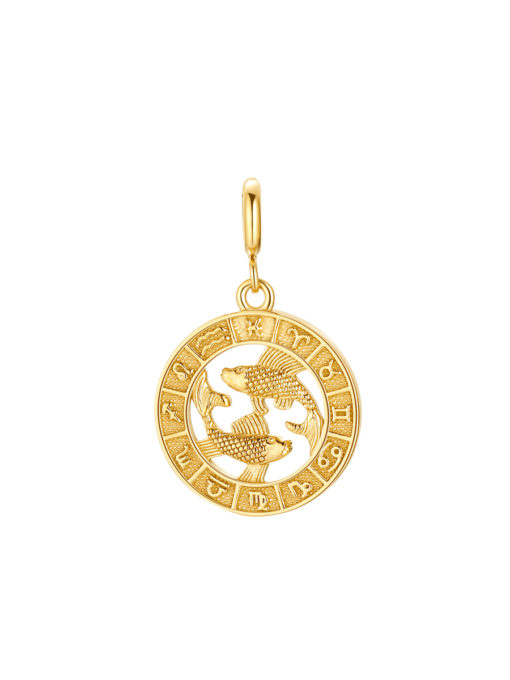 Zodiac Charm Gold-Fische ICRUSH Gold/Silver/Rosegold