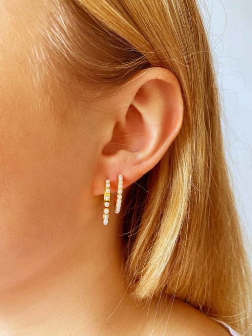 CALM PEARL SMALL Earrings Gold ICRUSH Gold/Silver/Rose Gold