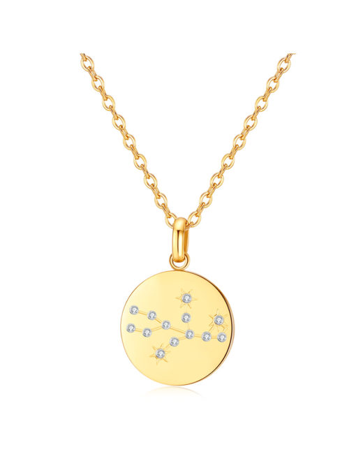 Star Sign Chain Gold-VIRGO ICRUSH Gold/Silver/Rose Gold