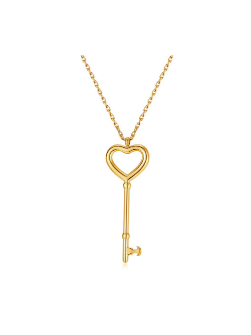 Key to my heart Kette Gold ICRUSH Gold/Silver/Rosegold