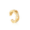 LINKED SPARK EARCUFF Gold ICRUSH Gold/Silver