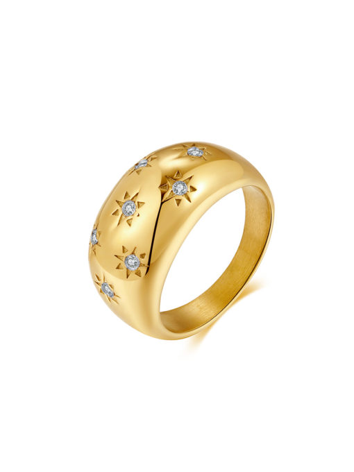CHÉRIE Ring Gold ICRUSH Gold/Silver/Rosegold