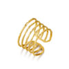 Stave Ring Gold ICRUSH Gold/Silver