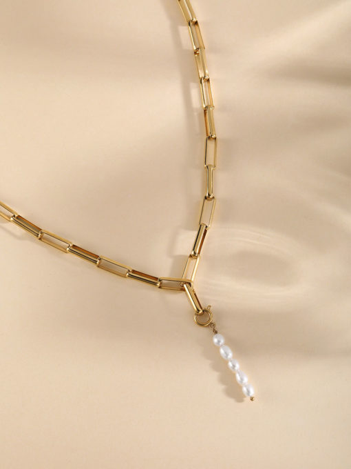 Pearl String Kette Silber ICRUSH Gold/Silver/Rosegold