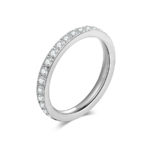 Clear Shine Ring Silber