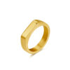 Flat Top Ring Gold ICRUSH Gold/Silver