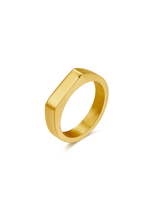 Flat Top Ring Gold ICRUSH Gold/Silver/Rosegold