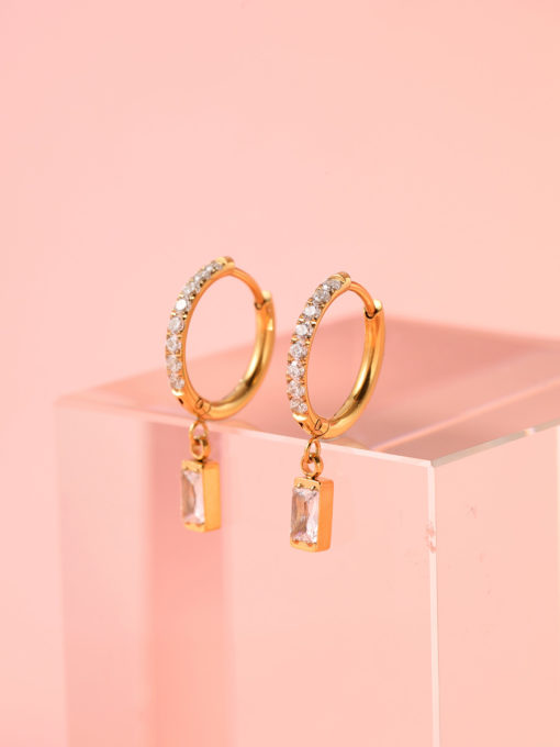 CRYSTALIZED CHÉRIE Gold ICRUSH Earrings Gold/Silver/Rose Gold