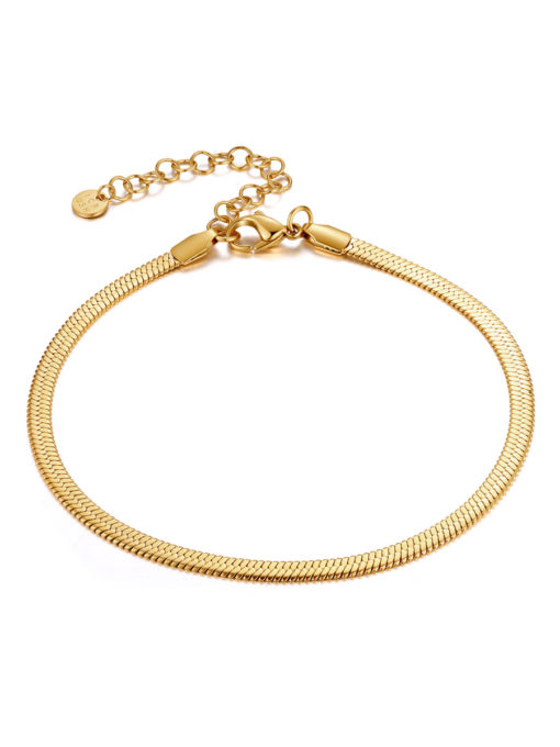 Wide Sleek FOOT CHAIN Gold ICRUSH Gold/Silver/Rose Gold