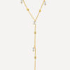 Pearl Station Kette Silber ICRUSH Gold/Silver