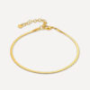 Sleek anklet silver ICRUSH Gold/Silver