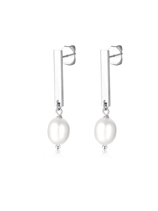 Brave Pearl Earrings Silver ICRUSH Gold/Silver/Rose Gold