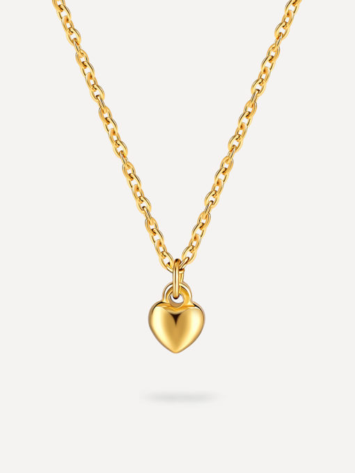 Bold heart Kette Gold ICRUSH Gold/Silver