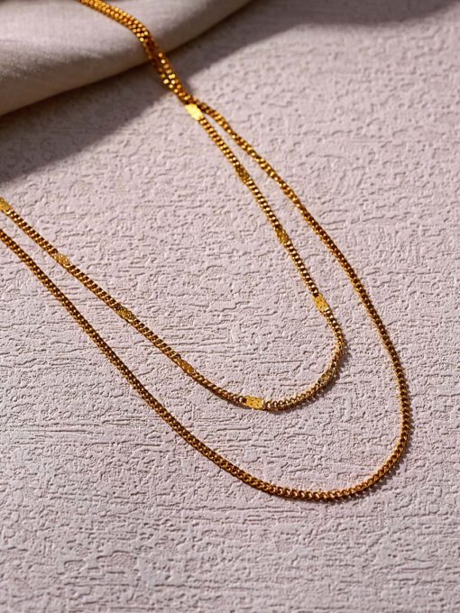 Parallel Kette Gold ICRUSH Gold/Silver