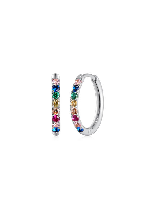 Magic Rainbow Earrings Silver ICRUSH Gold/Silver/Rose Gold