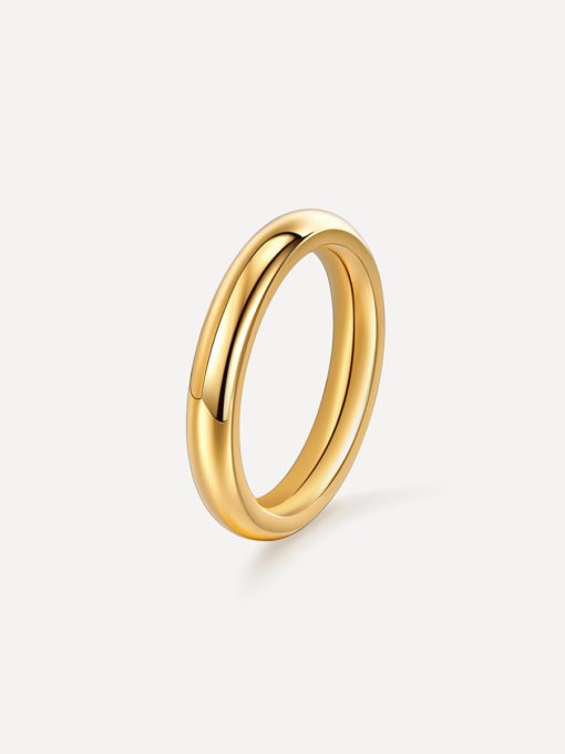 Unique One Ring Gold ICRUSH Gold/Silver