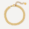 MISSION BONE ARMBAND GOLD ICRUSH Gold/Silver