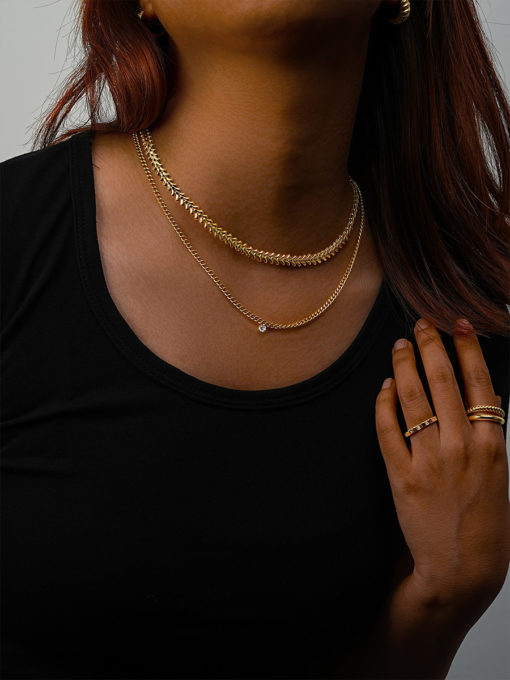 Mission Bone Chain Gold ICRUSH Gold/Silver/Rose Gold