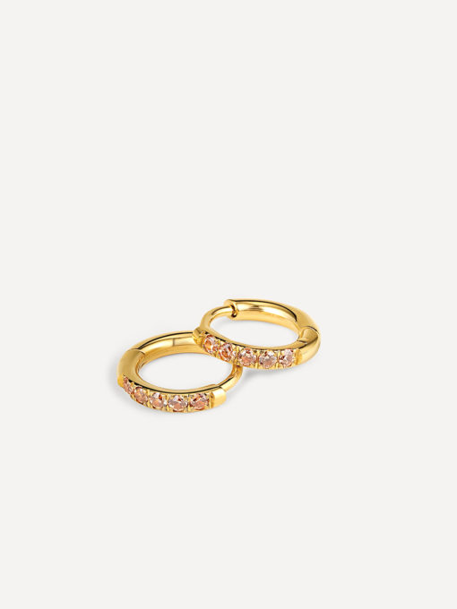 Everlasting Love Small EAR RINGS Gold ICRUSH Gold/Silver/Rose Gold