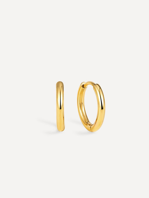 SLIM HOOP Small Earrings Gold ICRUSH Gold/Silver/Rose Gold