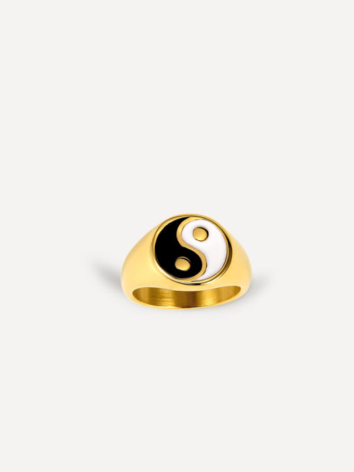 Yin and Yang Ring Gold ICRUSH Gold/Silver/Rose Gold
