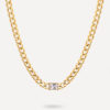 Center Stone Kette Gold ICRUSH Gold/Silver