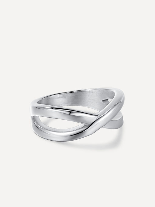 Crossing Path Ring Silber ICRUSH Gold/Silver/Rosegold