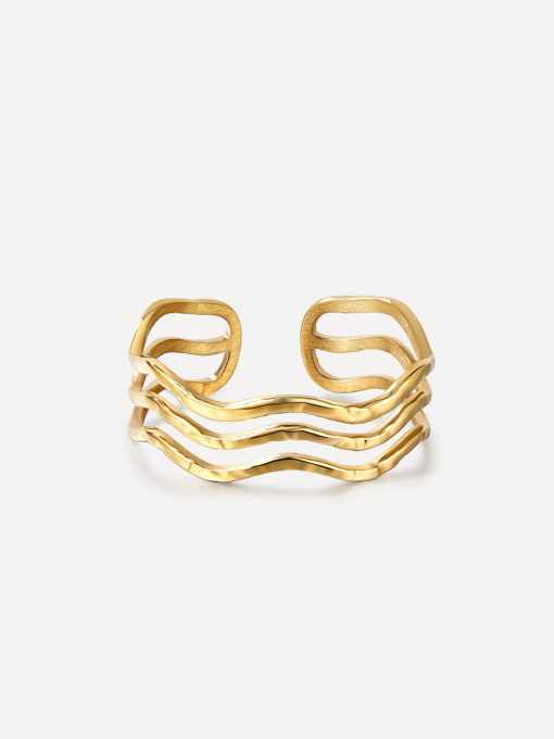 Cheery Wave Ring Gold ICRUSH Gold/Silver/Rose Gold