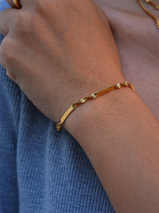 Full of Twist ARMBAND Gold ICRUSH Gold/Silver/Rose Gold