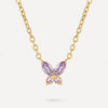 CONCEPTUAL BUTTERFLY Kette Gold ICRUSH Gold/Silver