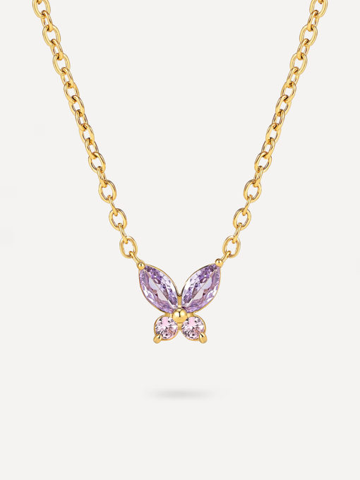 CONCEPTUAL BUTTERFLY Kette Gold ICRUSH Gold/Silver