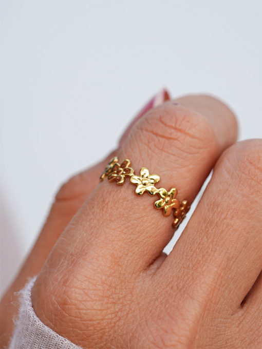 Wild Flower Ring Gold ICRUSH Gold/Silver/Rosegold