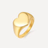 Bold Heart Ring Gold ICRUSH Gold/Silver