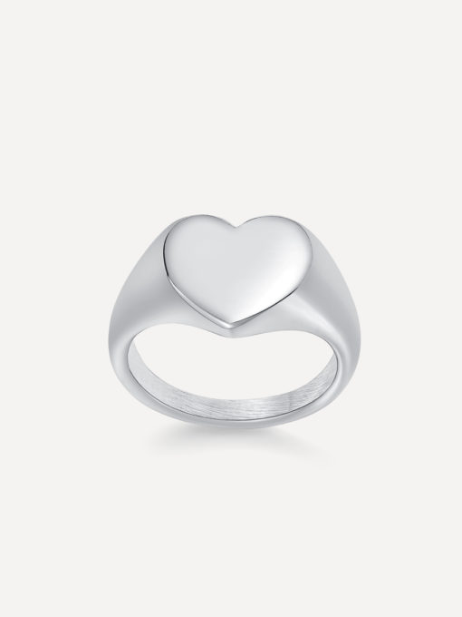 Bold Heart Ring Silber ICRUSH Gold/Silver/Rosegold