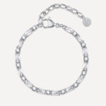 Square N Round ARMBAND Silber