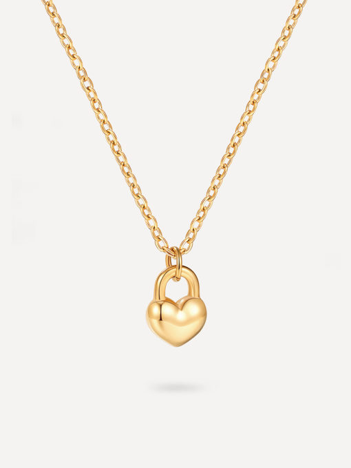 Steadfast heart chain gold ICRUSH gold/silver/rose gold